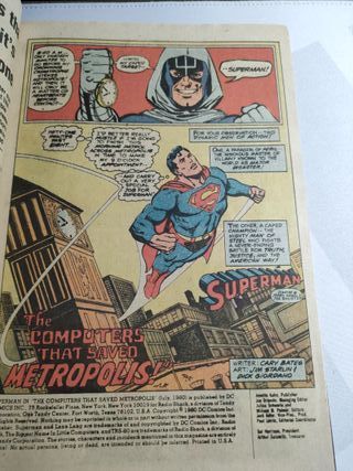 SUPERMAN ACTION COMICS #509 USA 1980