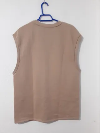 Chaleco Bershka Beige