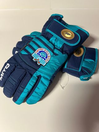 Guantes de Nieve MITO Azul y Turquesa.