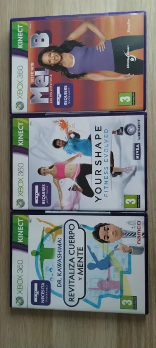 Pack 3 Juegos Xbox 360 Kinect Fitness