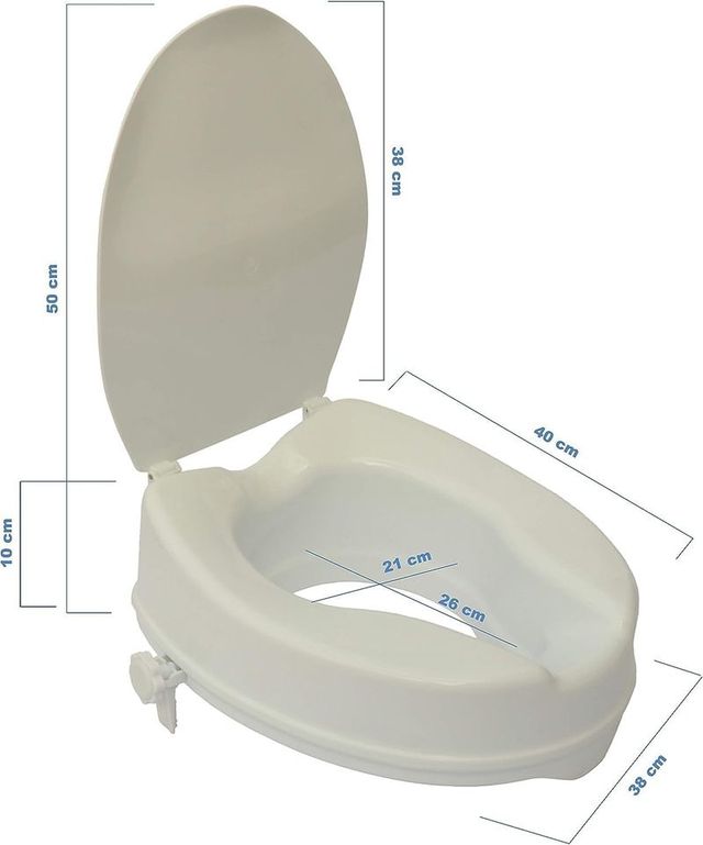 Elevador WC  inodoro Adulto CoTapa - Altura 10 cm