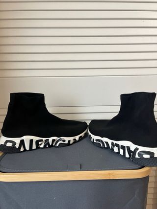 Zapatillas Balenciaga Sock Negras y Blancas