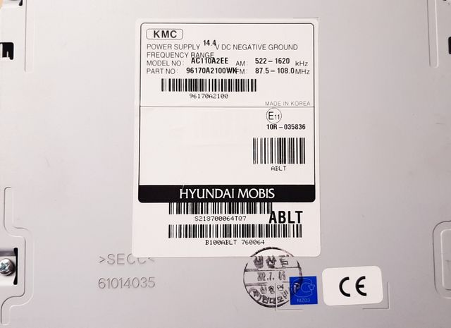 Estéreo Hyundai Mobis