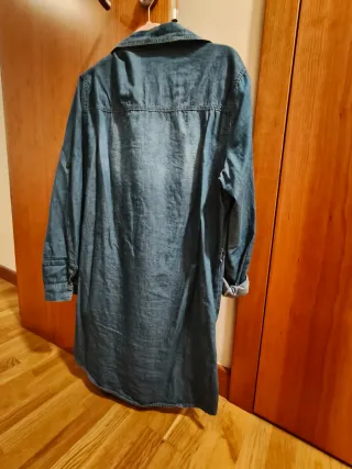 Vestido vaquero manga larga