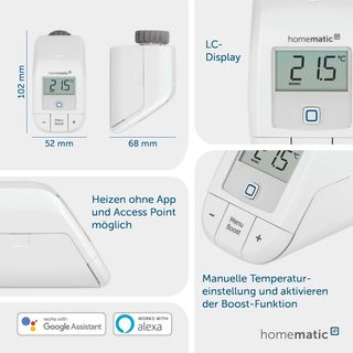 Kit de expansión de calefacción Homematic IP