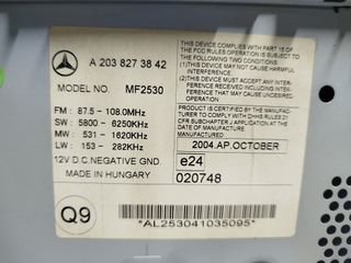 Radio Mercedes Benz C180 Kompressor