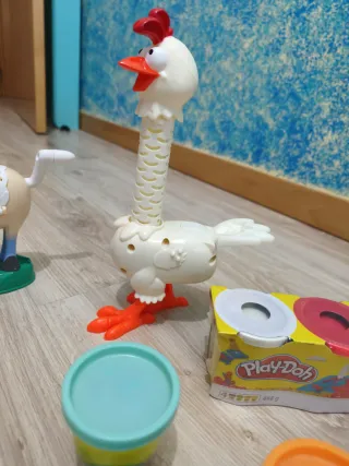 Oveja y gallina Play-Doh