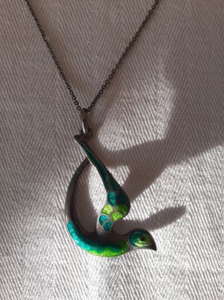 Collana Argento 925 con pendente vintage