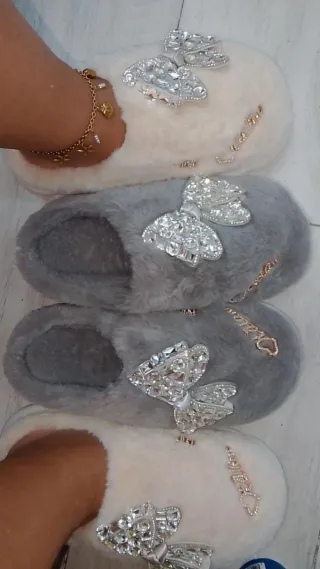 Zapatillas de casa  piedras todas las tallas