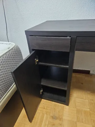 Escritorio Micke negro-marrón 105x50cm - IKEA