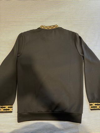 Sudadera Sik Silk Negra y Dorada