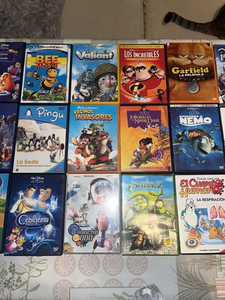 Lote Películas DVD Disney y Animación