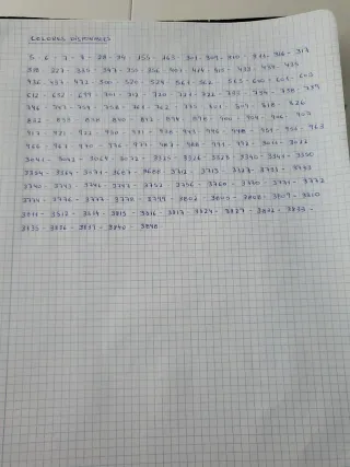 Hilos DMC Bordar Variados por unidad.