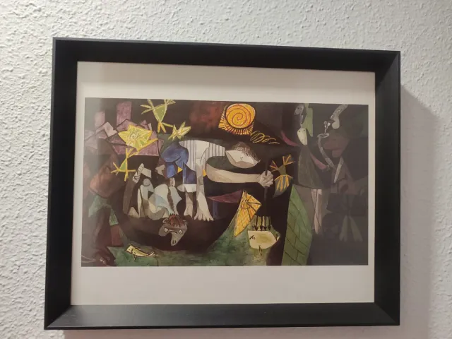 Pesca nocturna en antobes de pablo picasso