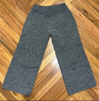 Conjunto mujer gris vintage punto grueso sin marca