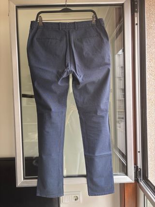 Massimo Dutti Jogger Fit Pantalones Azul