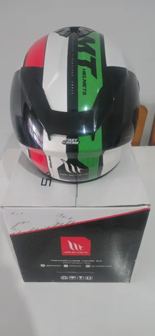 Casco Moto Integral MT Helmets Tricolor Xl