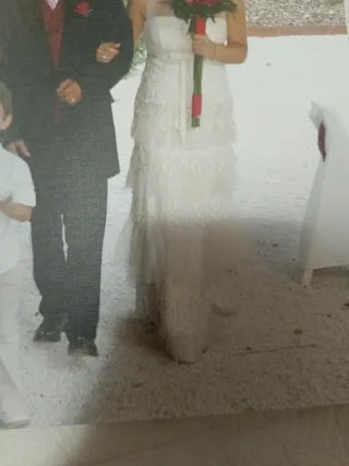 Vestido de Novia Blanco Encaje