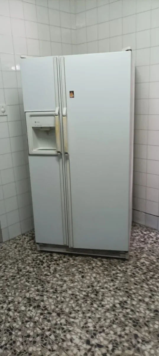 Frigorífico americano vintage blanco