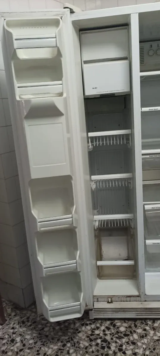 Frigorífico americano vintage blanco