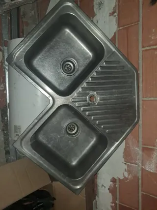 Fregadero de cocina doble negociable