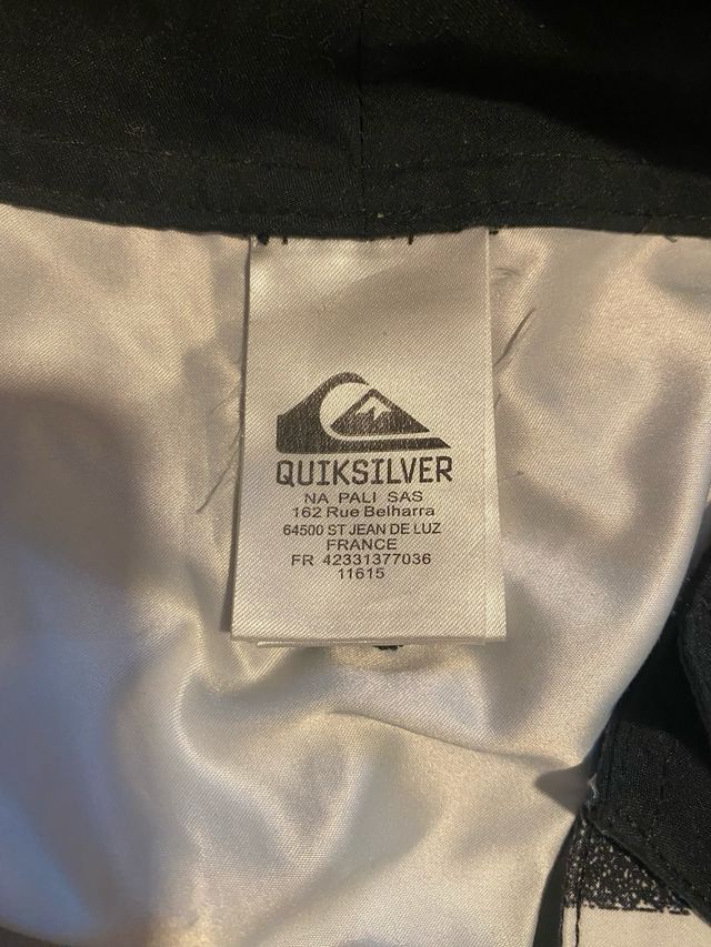 Bañador Quiksilver Azul y Blanco