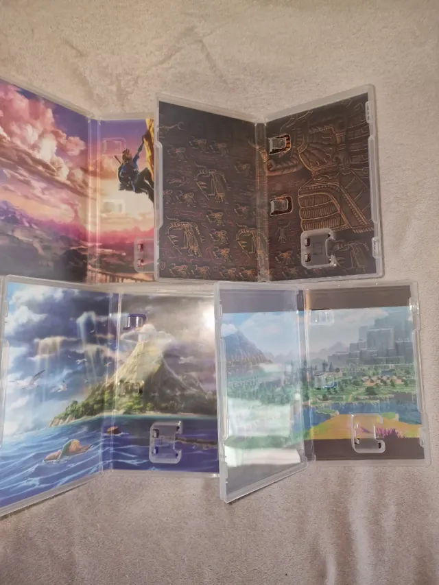 Carátulas originales Zelda Switch 