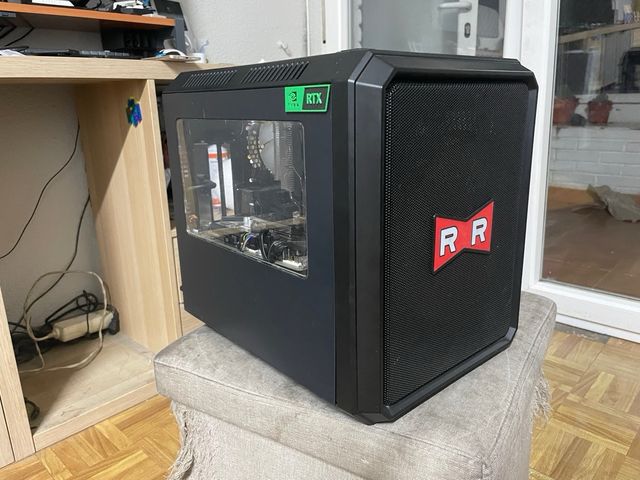 Ordenador I7 12700f Negro y Rojo