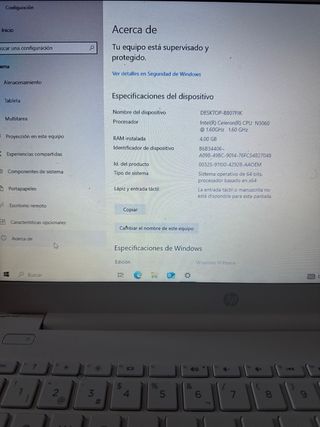 Ordenador Portátil HP Blanco