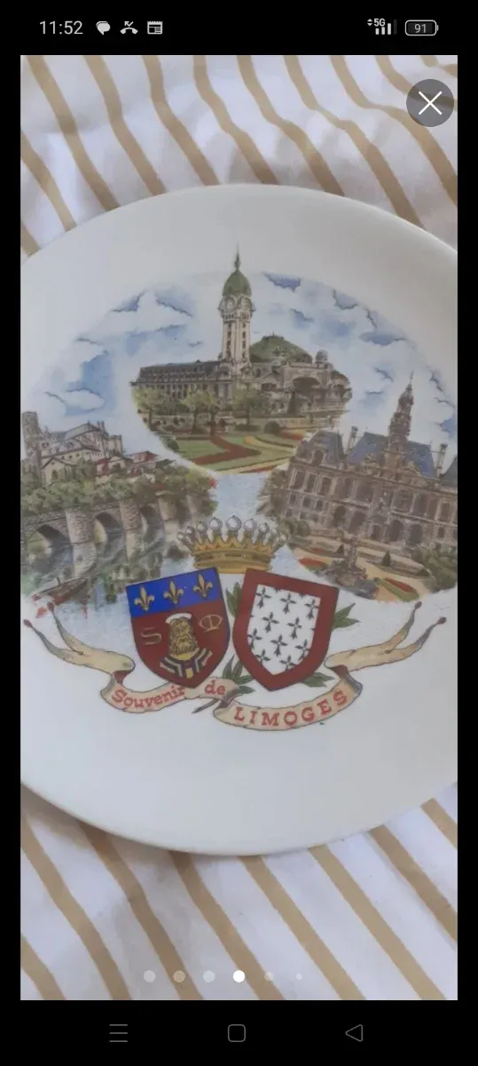 Lote vintage de porcelana