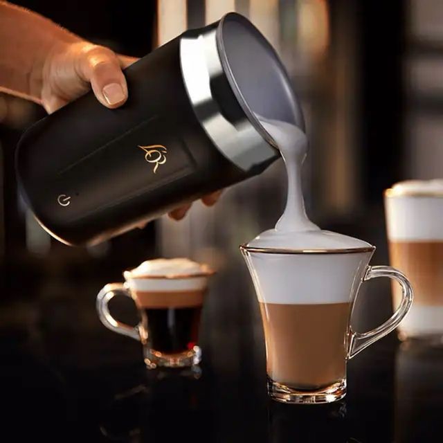 Espumador de leche LOR negro