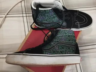 Zapatillas Vans SK8-Hi Negras y Verdes