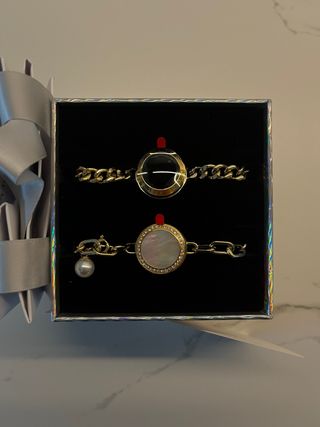 Soulmate 2.0 Touch Bracelets Gold Cuban Chain+Gold