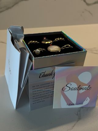 Soulmate 2.0 Touch Bracelets Gold Cuban Chain+Gold