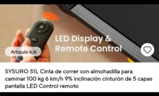 Cinta de correr nueva