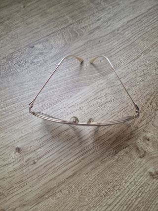 Gafas Lacoste Blanco Dorado