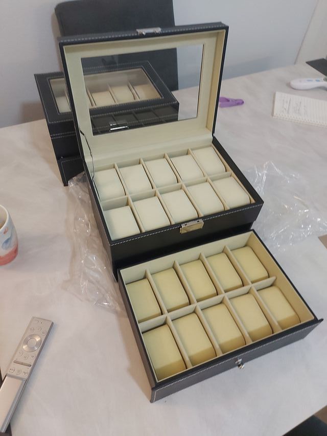 Scatola porta orologi 20 posti