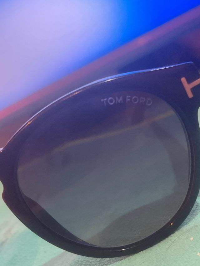 Gafas de sol Tom Ford negras y verdes