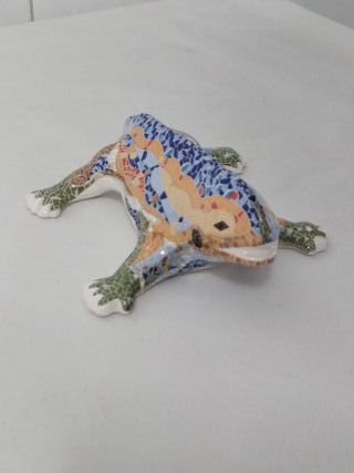 Figura cerámica salamandra estilo Gaudí