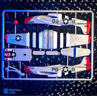 Avión P51D Mustang Kit Maqueta