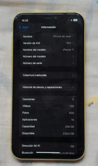 iPhone 11 256 GB Giallo