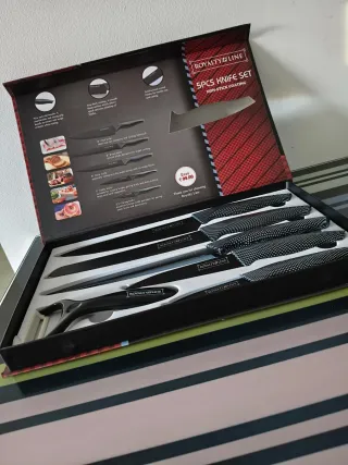Set de 5 Cuchillos Royalty Line + Pelador