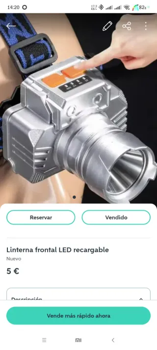 Lote 2 linternas LED recargables