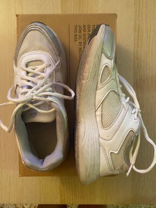 Scarpe argentate taglia 36 per bambini