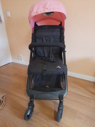 Silla de paseo Asalvo Flight Rosa y negra