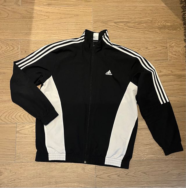 Chaqueta cortavientos Adidas Negra