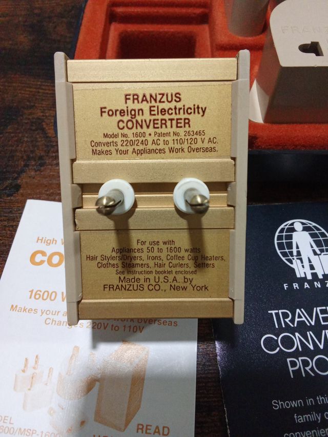 Kit Franzus Vintage Conversor Corriente
