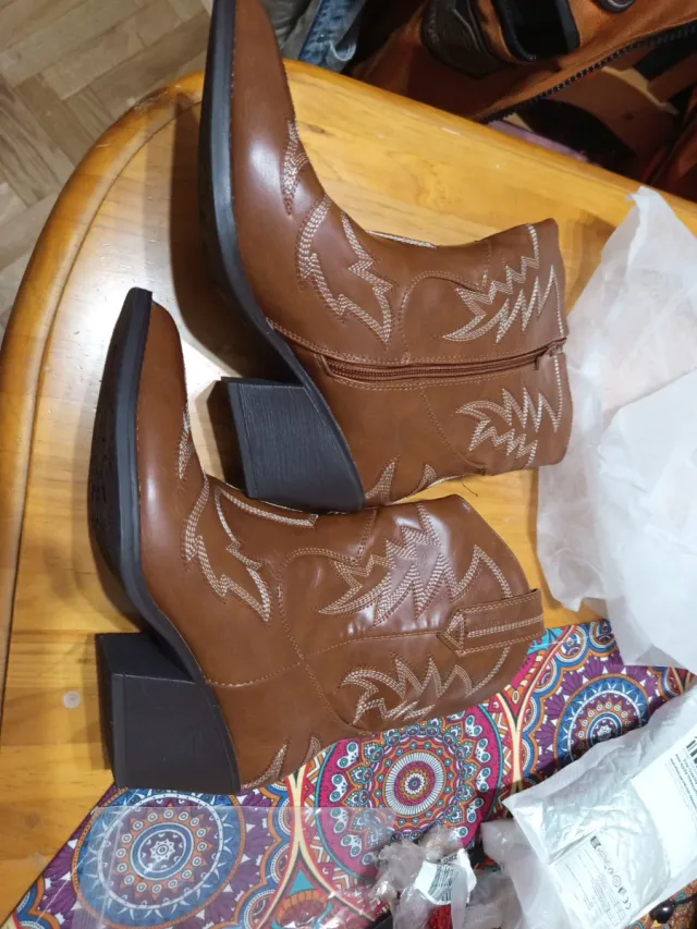 Botines Cowboy Marrones