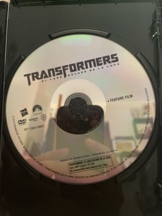 Transformers 3: El Lado Oscuro de la Luna DVD