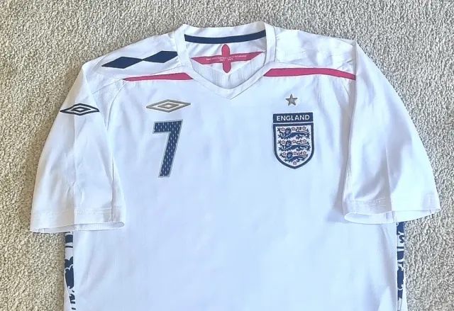 JOYA INGLATERRA EURO 2008. XL. BECKHAM ORIGINAL 